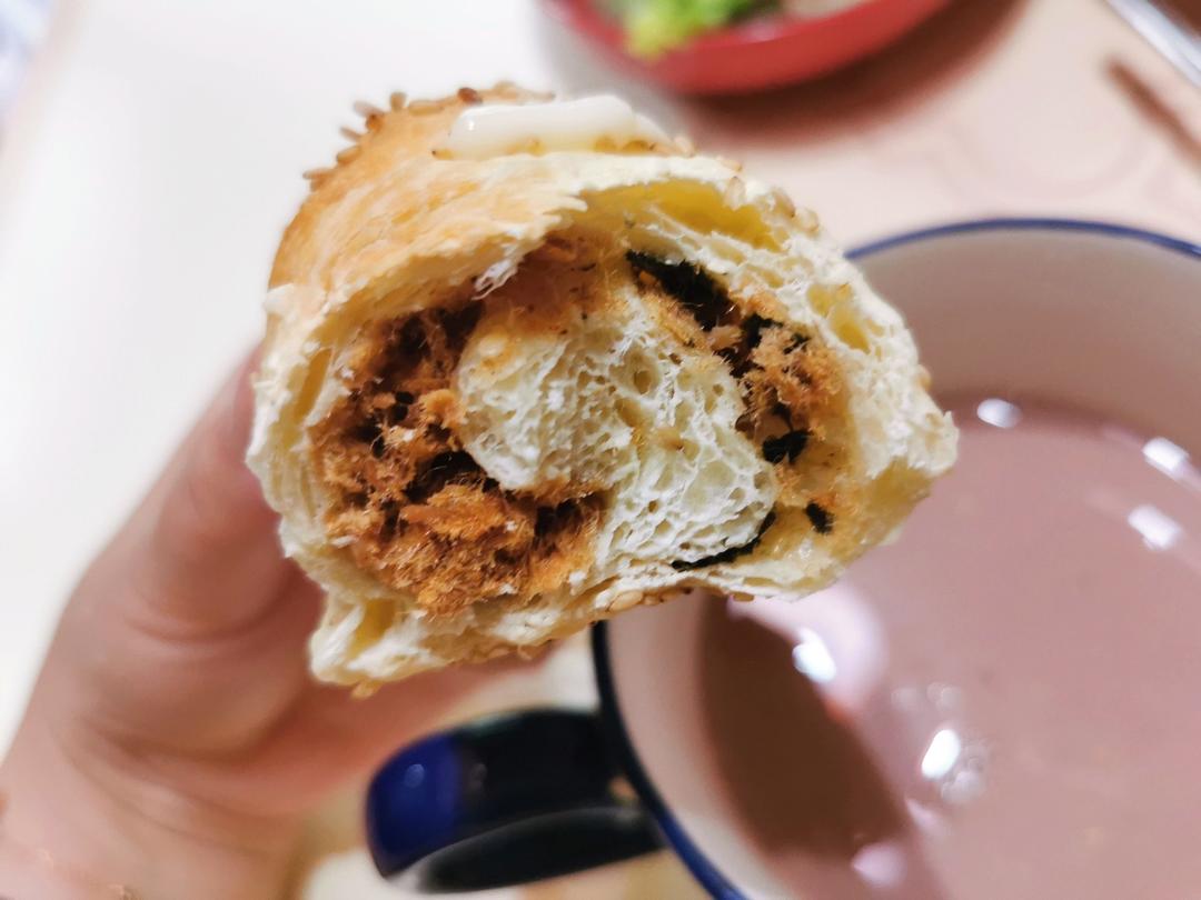0️⃣失败‼️咸香可口‼️肉松面包‼️好吃到停不下来