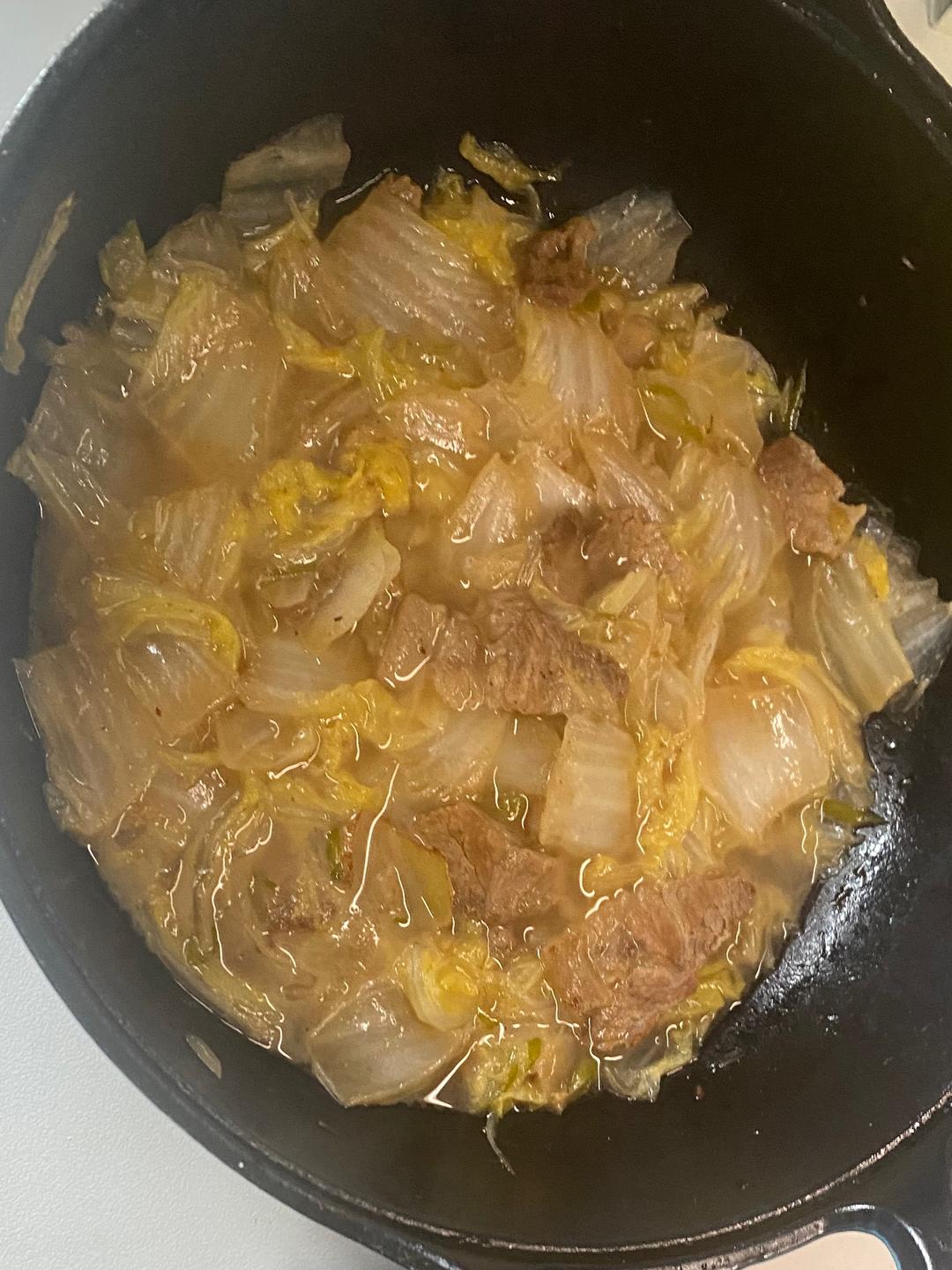白菜炖猪肉