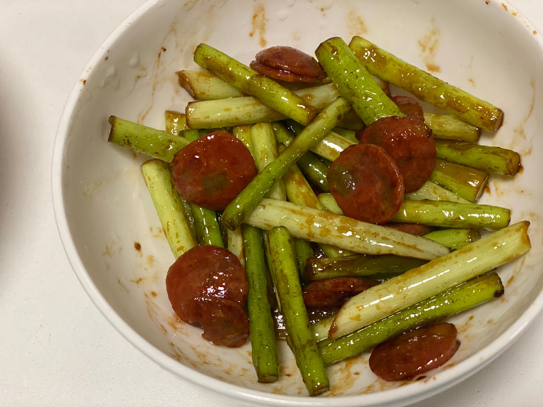 蒜薹炒腊肠