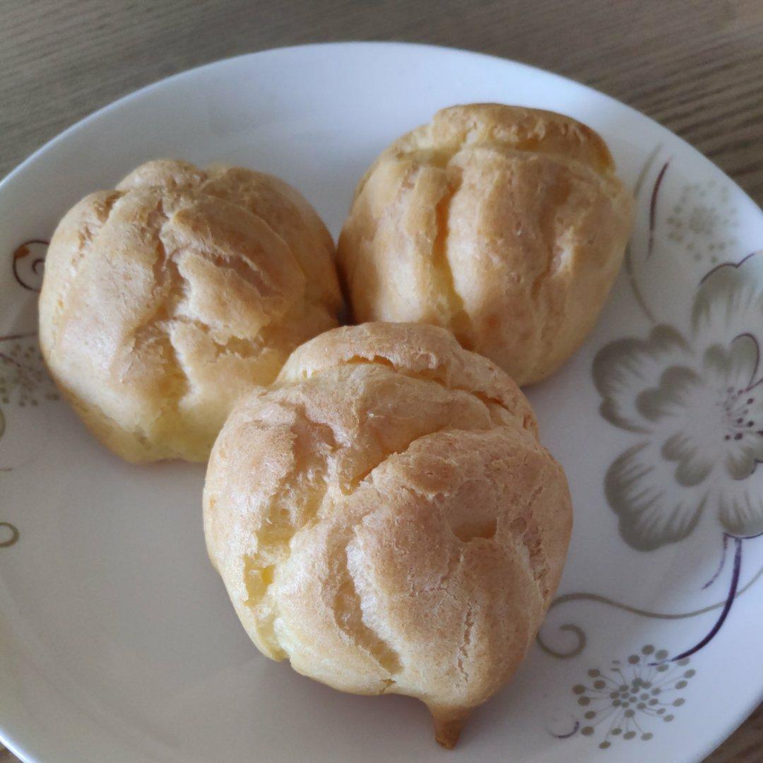 简单易成功的奶油小泡芙做法