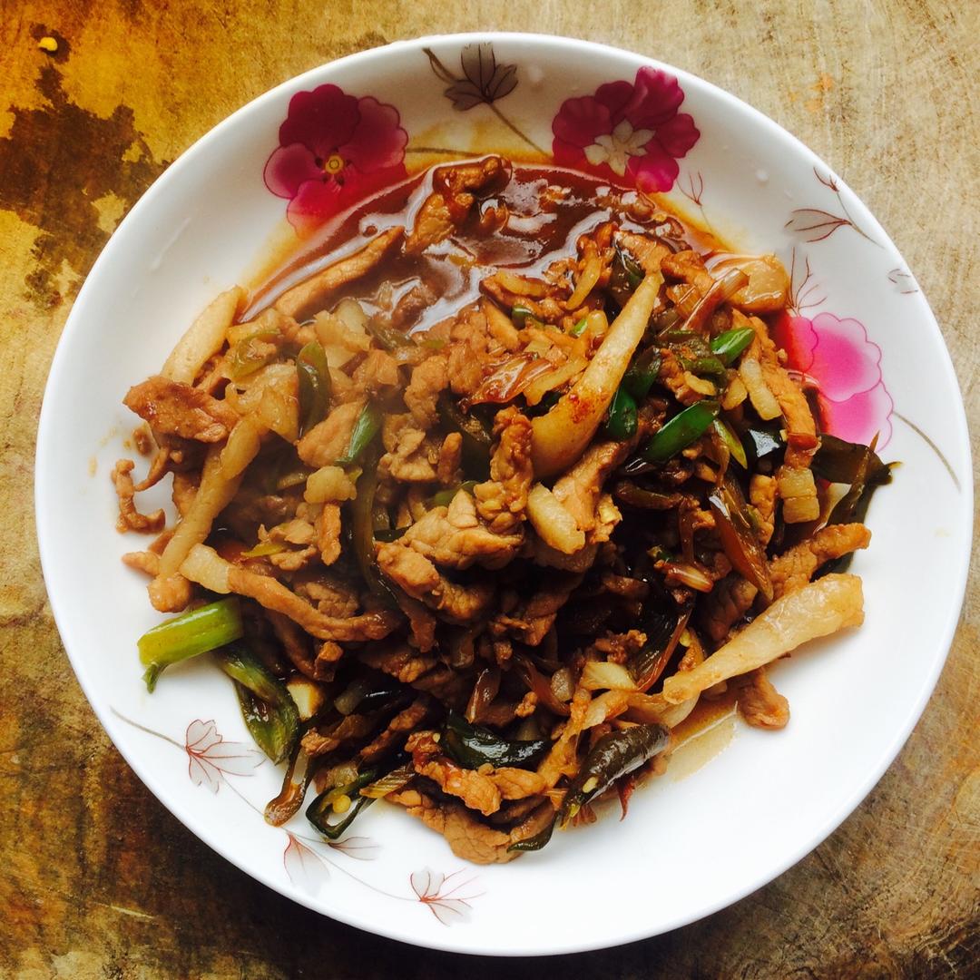 青椒炒肉丝