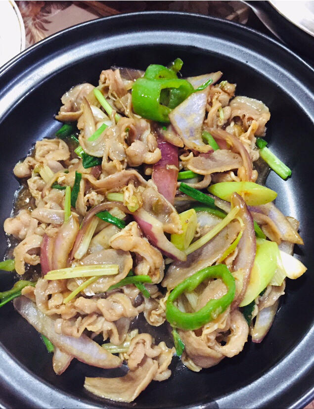 🔥浓浓烧烤味❗️㊙️快手葱爆孜然羊肉片