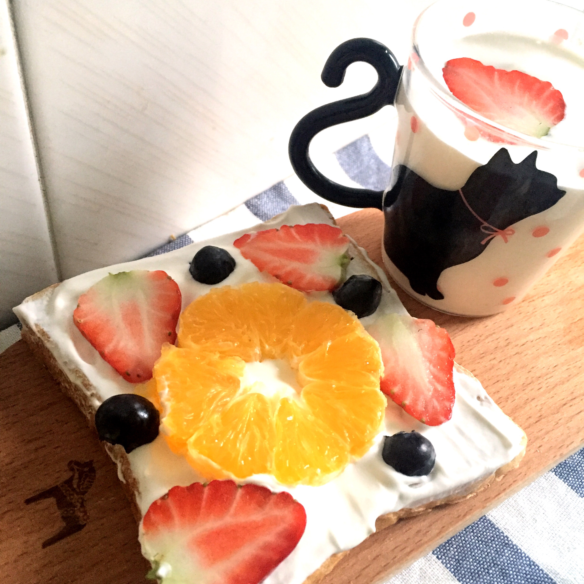 水果奶油吐司片（可做成三明治）