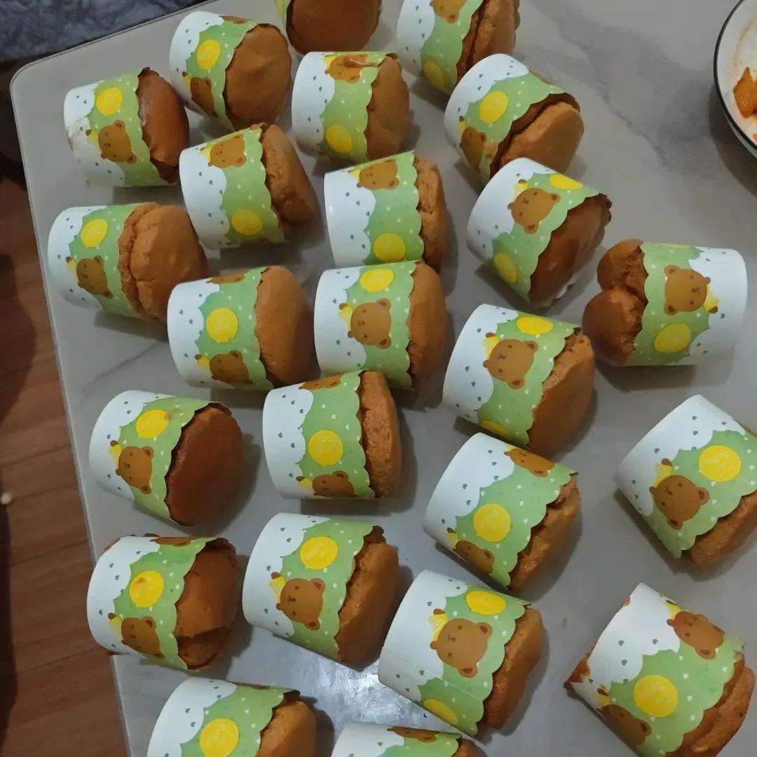 纸杯蛋糕 8寸戚风蛋糕的量