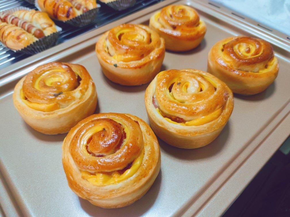 培根起司面包卷