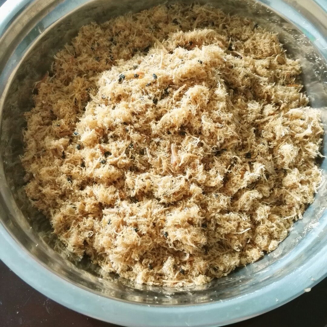 面包机自制芝麻肉松