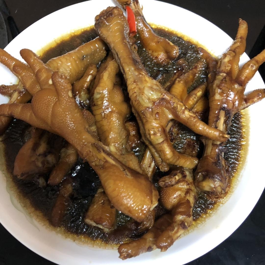 香辣卤鸡爪