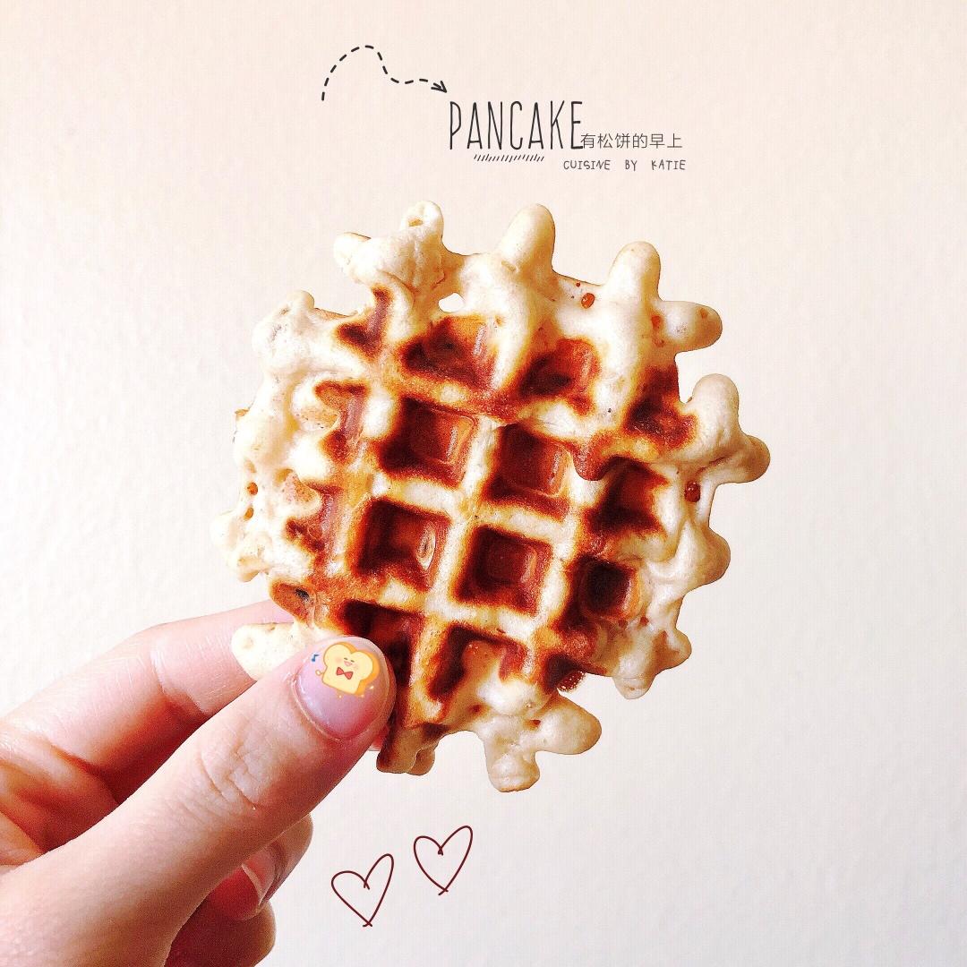 简单快手健康华夫饼waffle