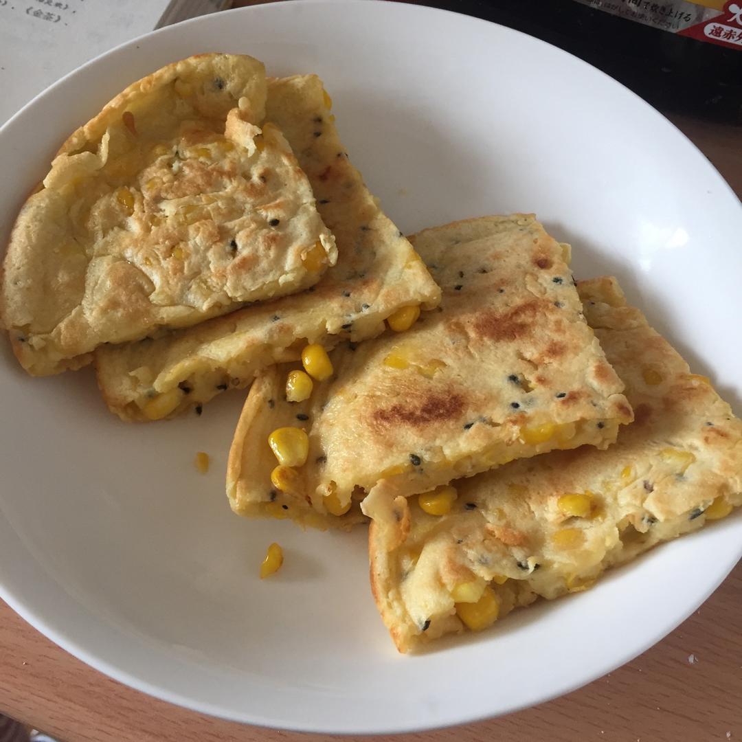 玉米粒烙饼的做法