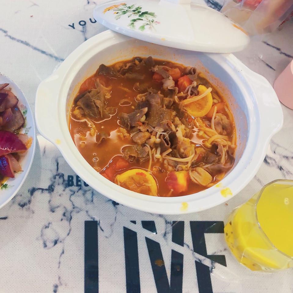 家庭版酸汤肥牛