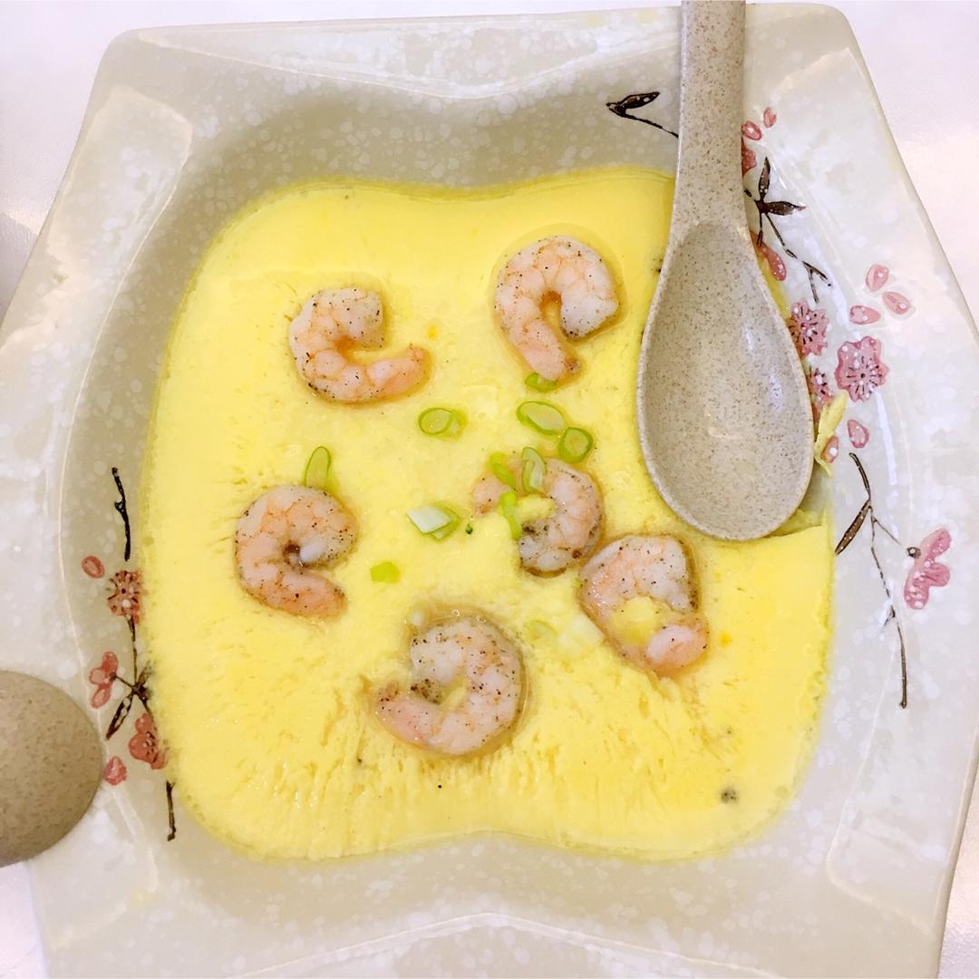 虾仁蒸蛋