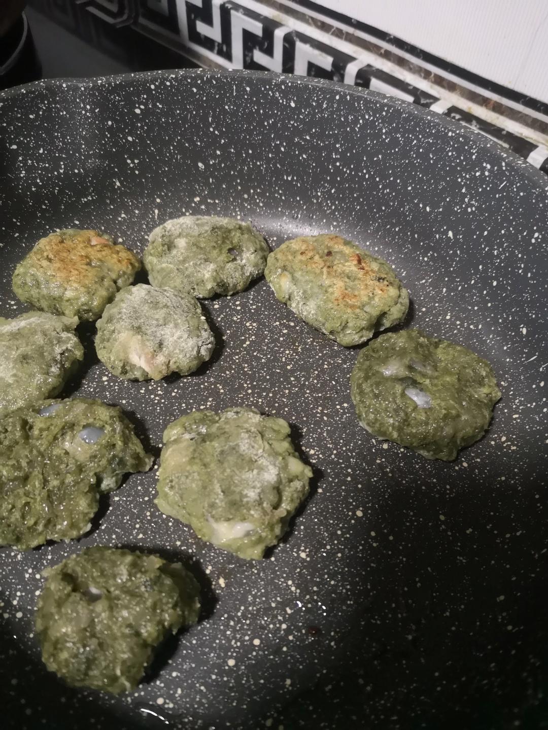 健身党爱的超级好吃的低脂高蛋白海苔海鱼虾饼