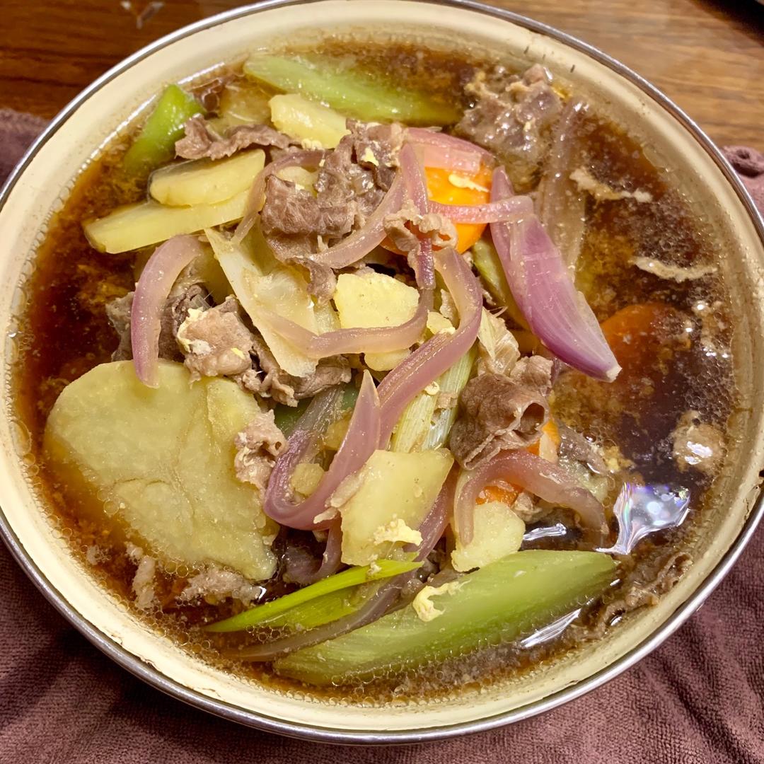 寿喜锅 日式牛肉锅 黄金调配比例
