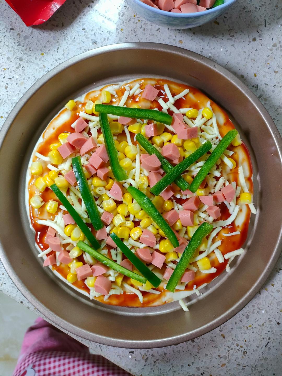 家庭版简易披萨