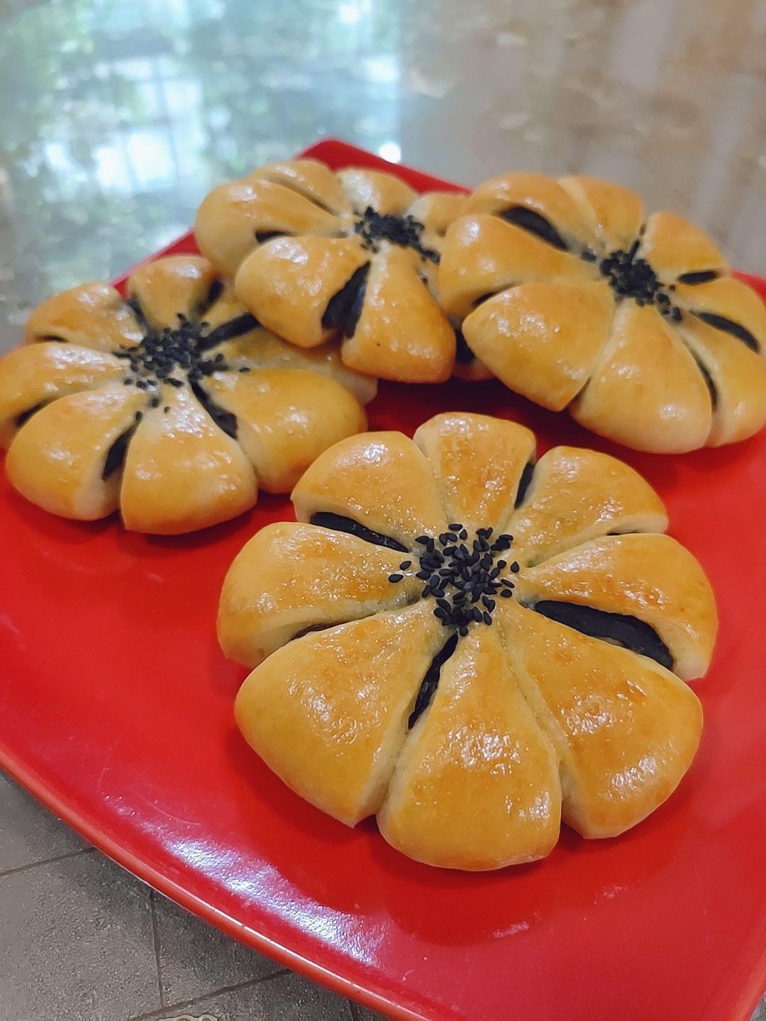 豆沙早餐包