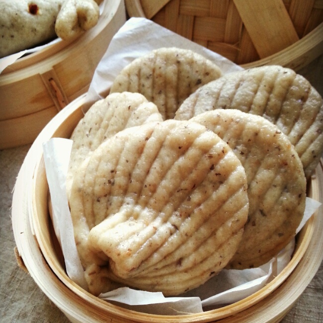 张家有喵做的扇贝馒头