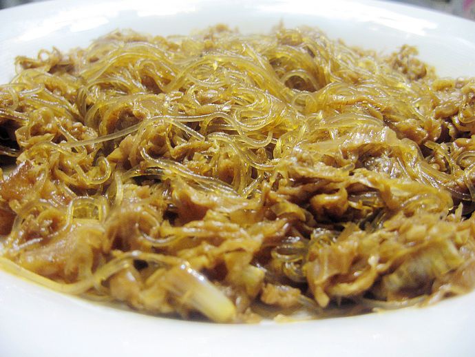 酸菜炒粉丝