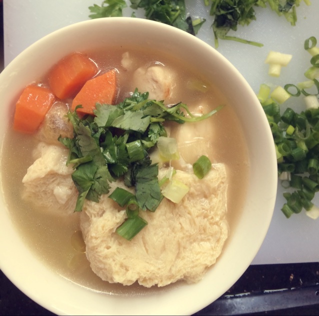 白菜炖冻豆腐