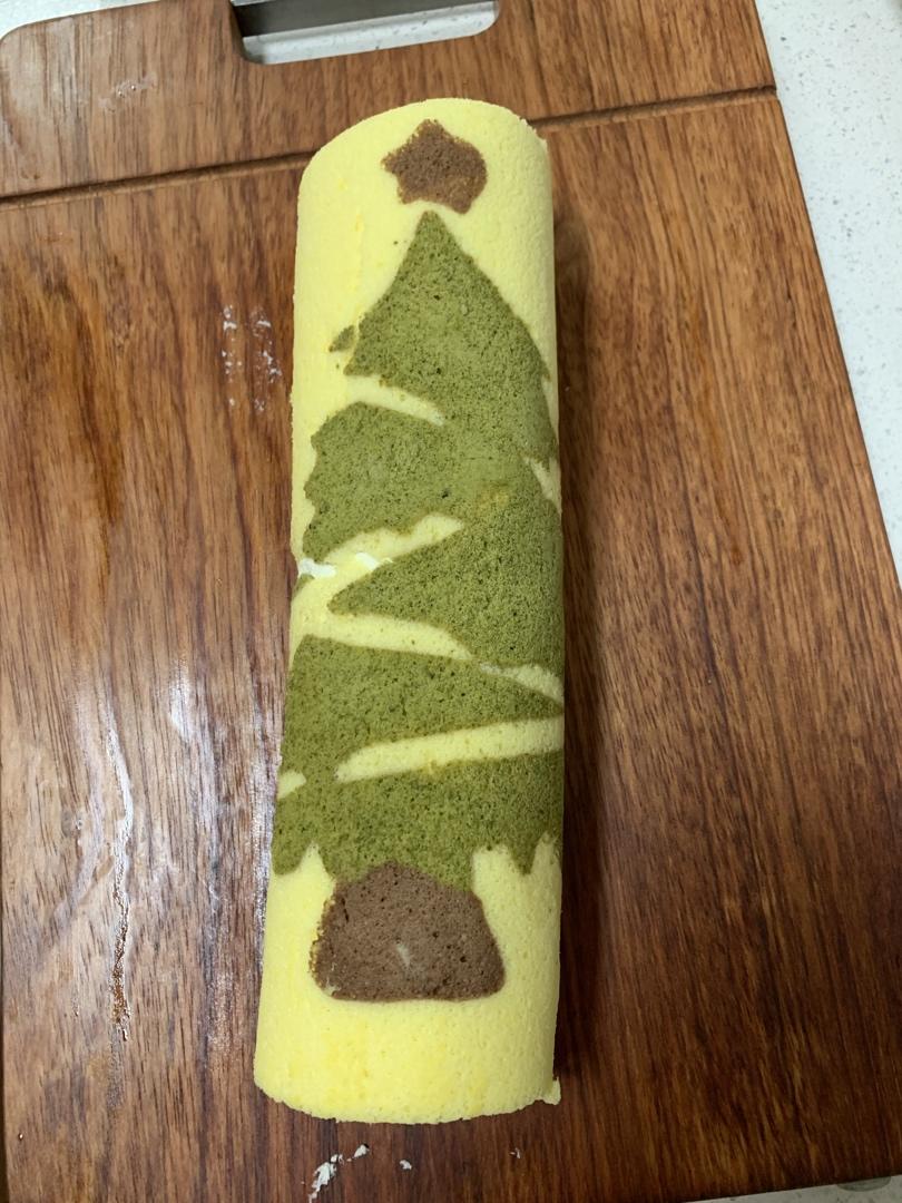 圣诞树蛋糕卷~