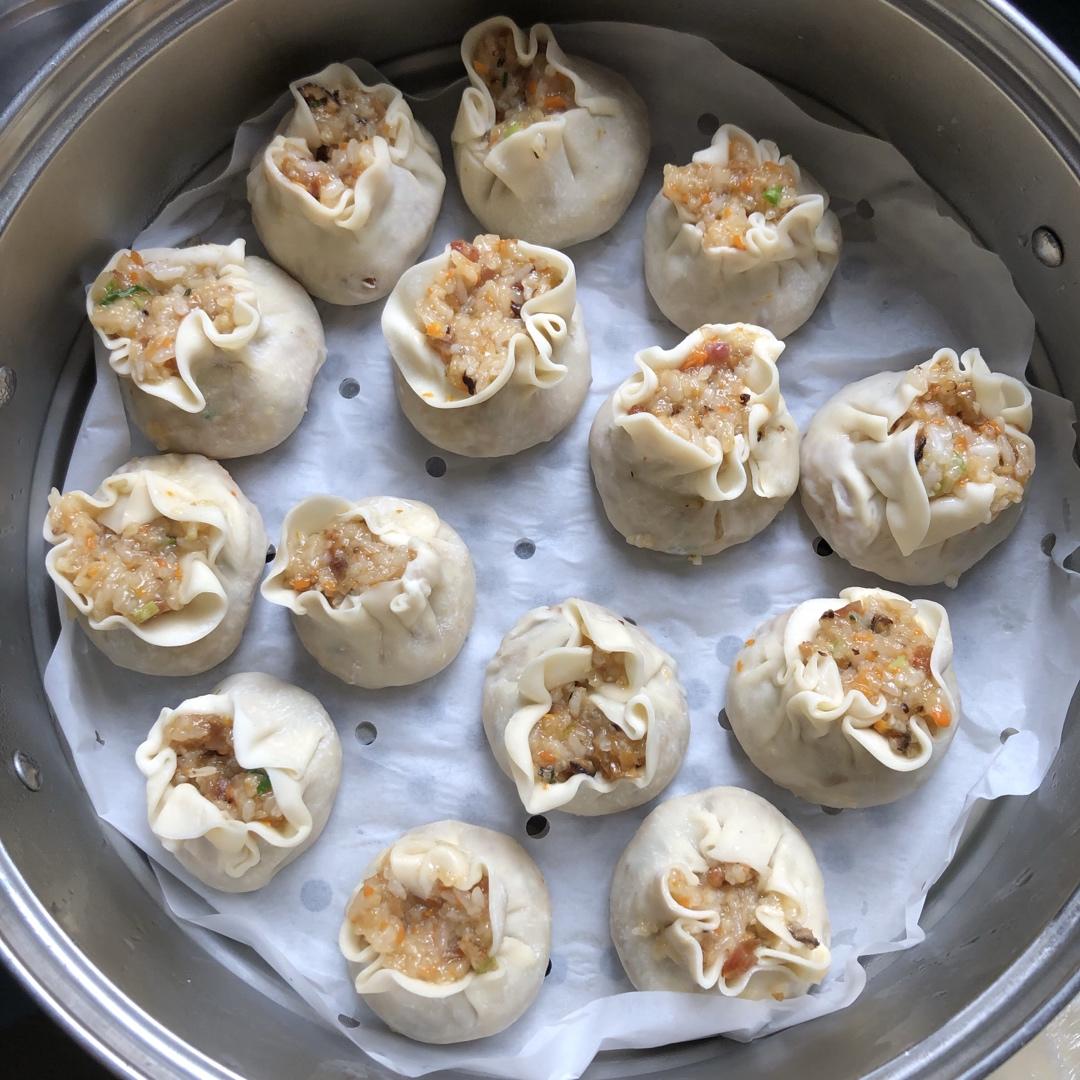 最简单的学生早餐~烧麦~（糯米可以包容一切）——摩飞锅