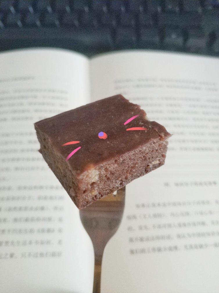 减肥甜品：无油无糖低卡香蕉布朗尼