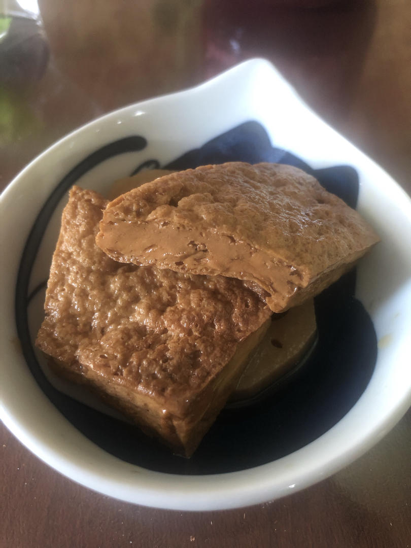 ilin做的万能卤汁豆腐泡60儿子说卤鞋垫都好吃