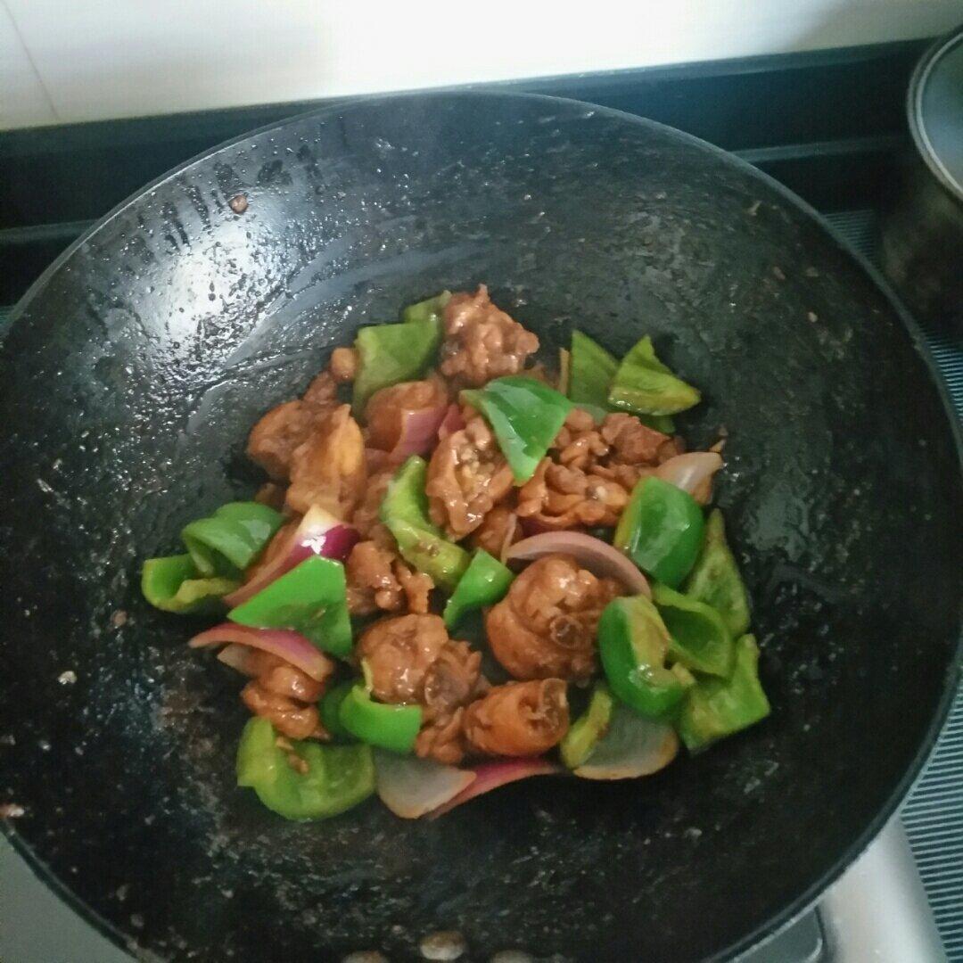 青椒炒鸡腿