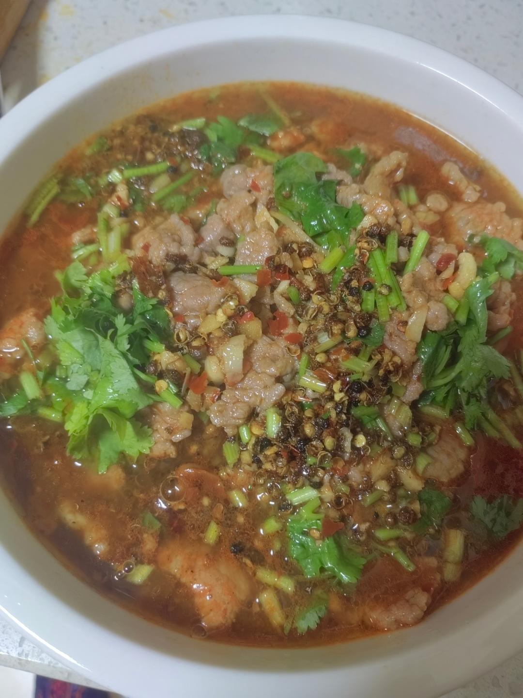 水煮牛肉