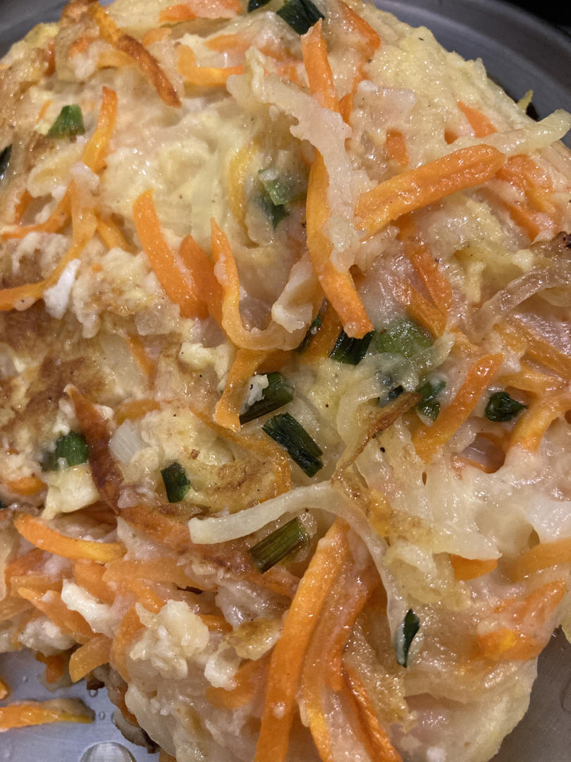 土豆丝鸡蛋饼