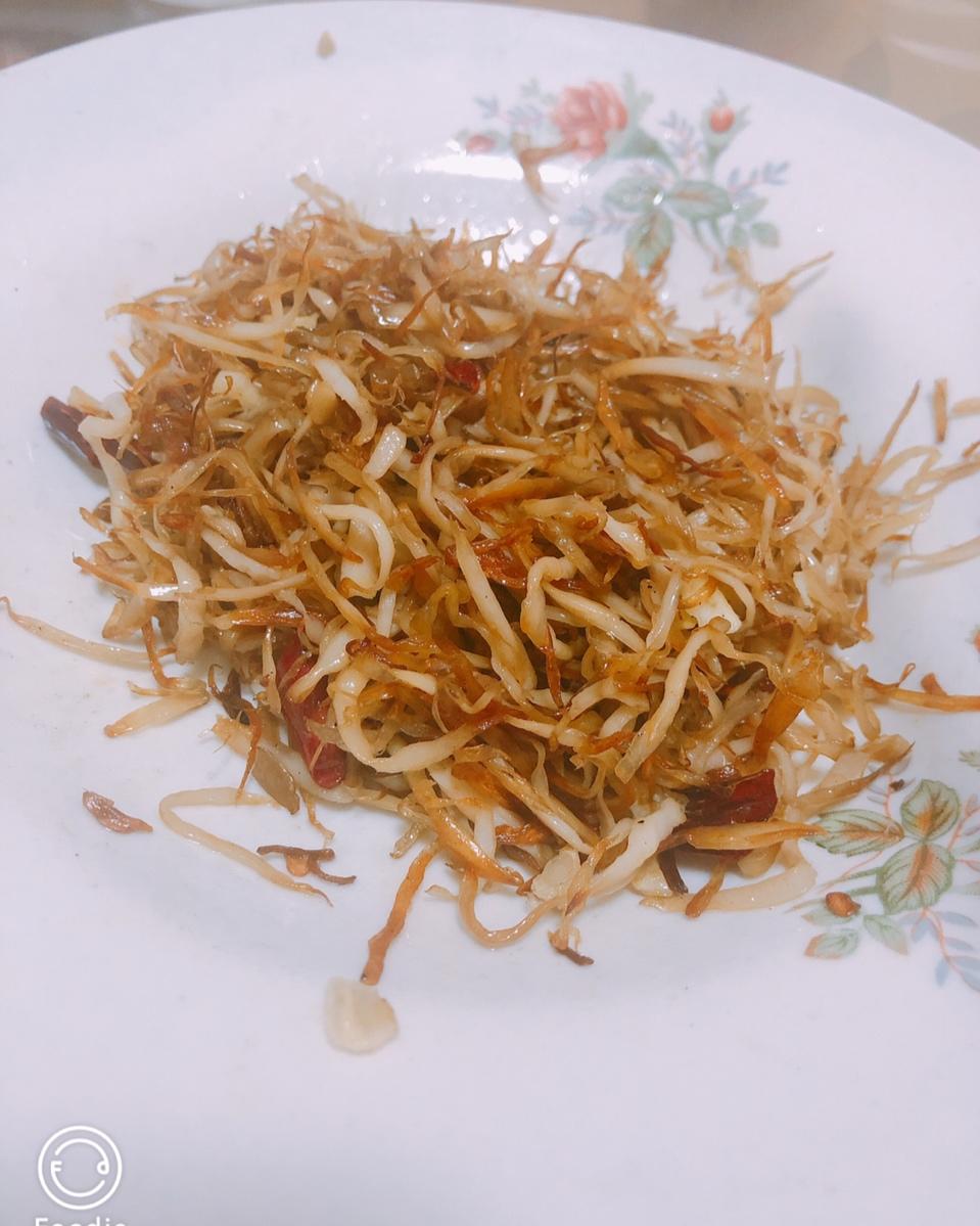 干煸手撕杏鲍菇