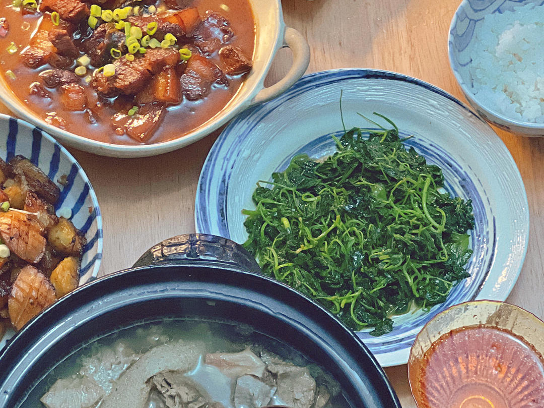 不加酒味道不输饭店的草头（金花菜）