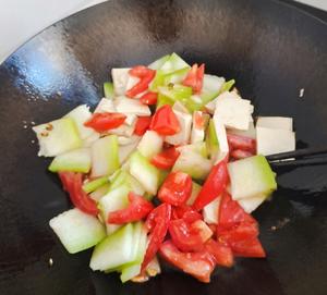 西红柿，冬瓜炖豆腐的做法 步骤4