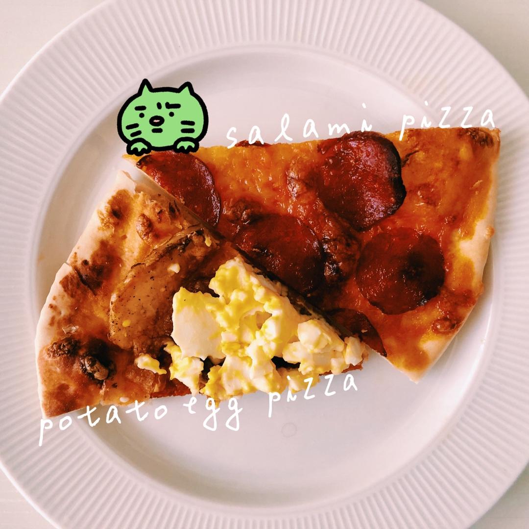 萨拉米薄底披萨 Salami Pizza