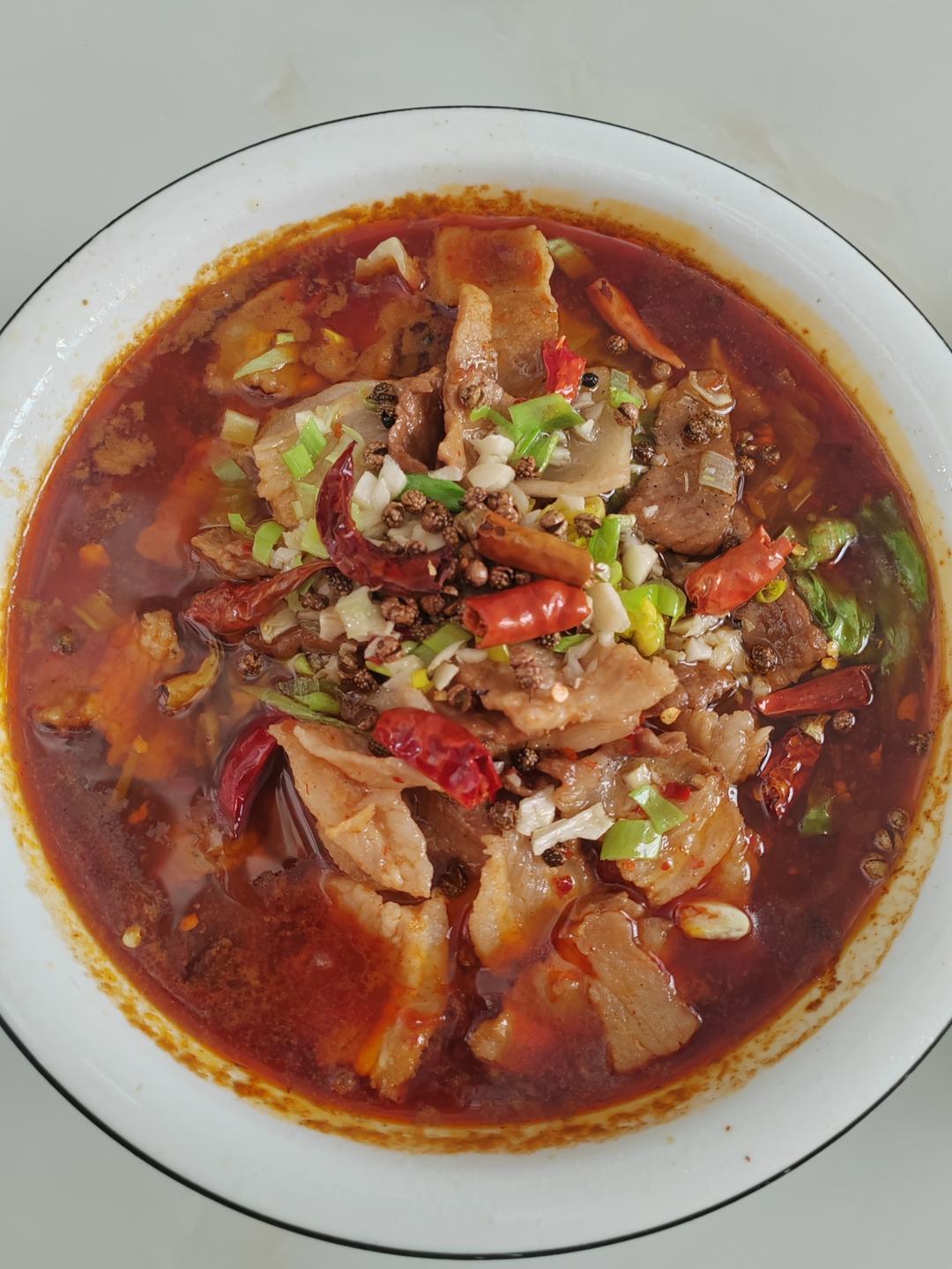 水煮肉片（肯定不翻车）