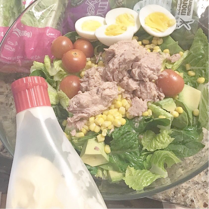 减肥的好帮手--三色金枪鱼沙拉