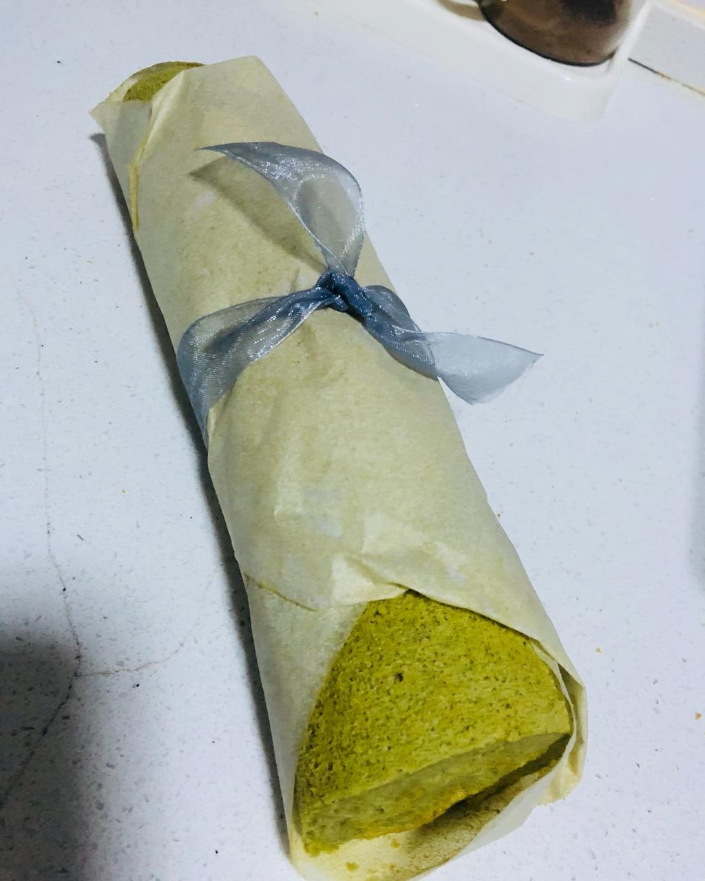 抹茶蜜豆蛋糕卷