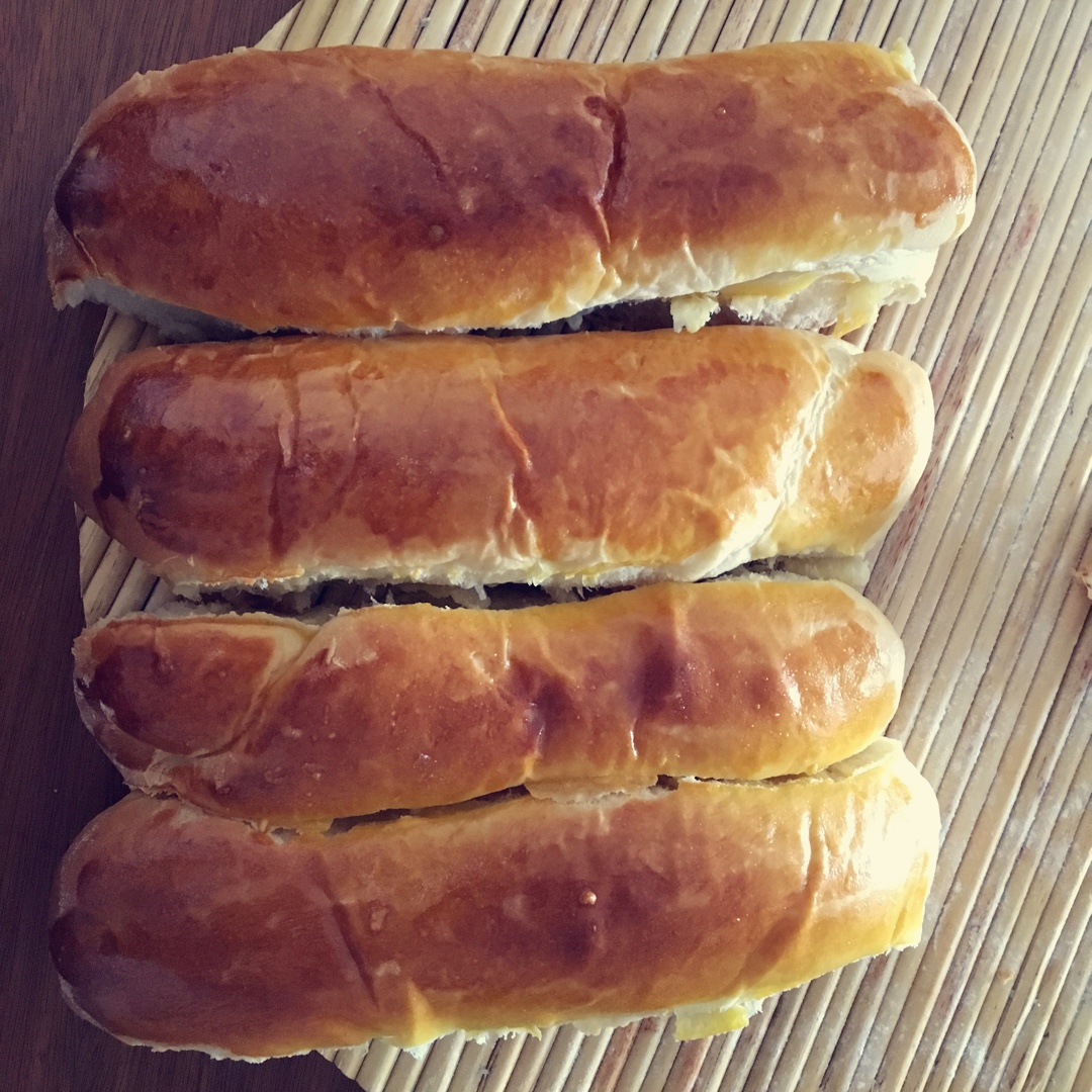 超软超绵的奶香排包