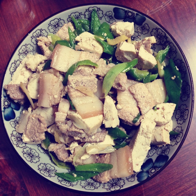 千叶豆腐小炒肉