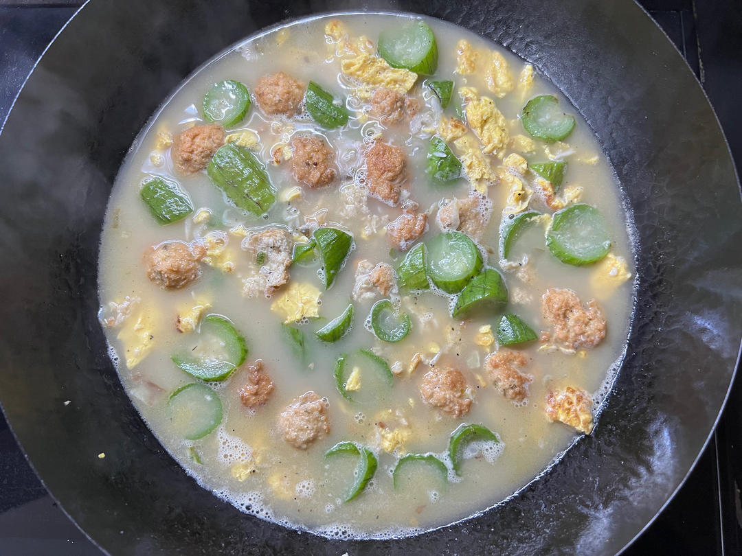 味道鲜美的丝瓜汤