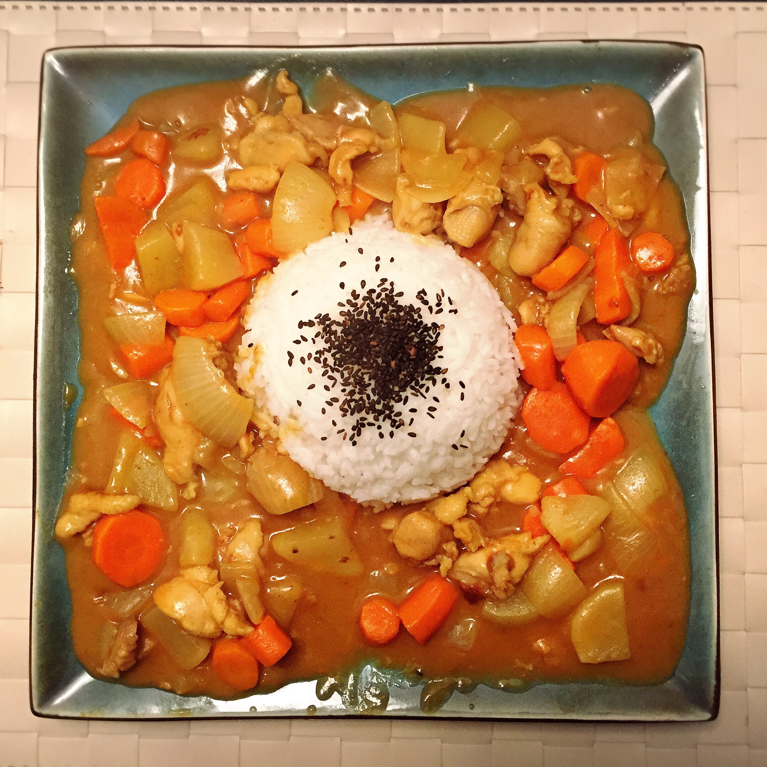咖喱鸡饭