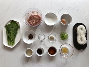 白菜粉丝丸子汤的做法 步骤1