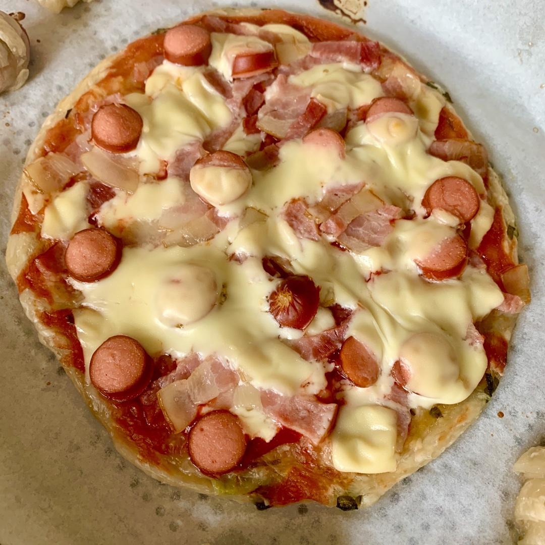 🔥无需和面❗️超好吃手抓饼披萨🍕
