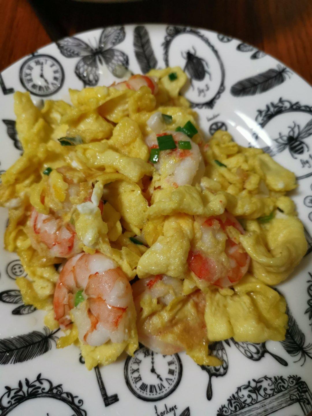 虾仁炒鸡蛋