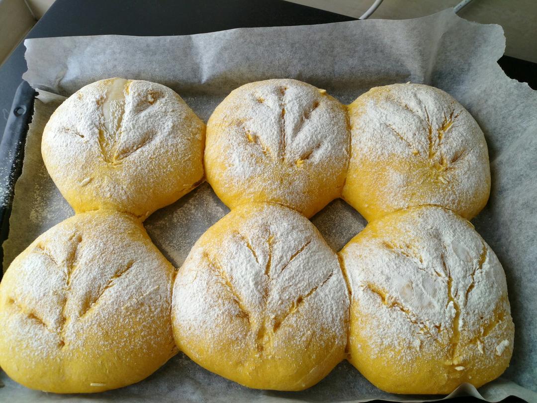 南瓜蔓越莓麻薯包