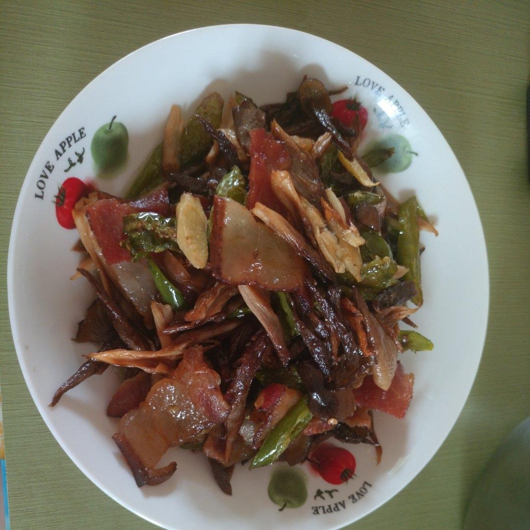 『快手下饭菜』鹿茸菇小炒肉｜简单好吃人人夸👍🏻