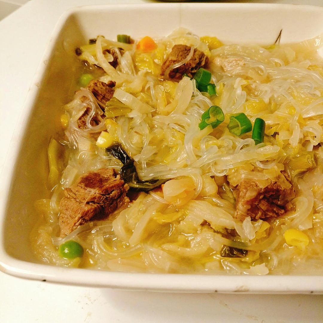 酸菜炖排骨