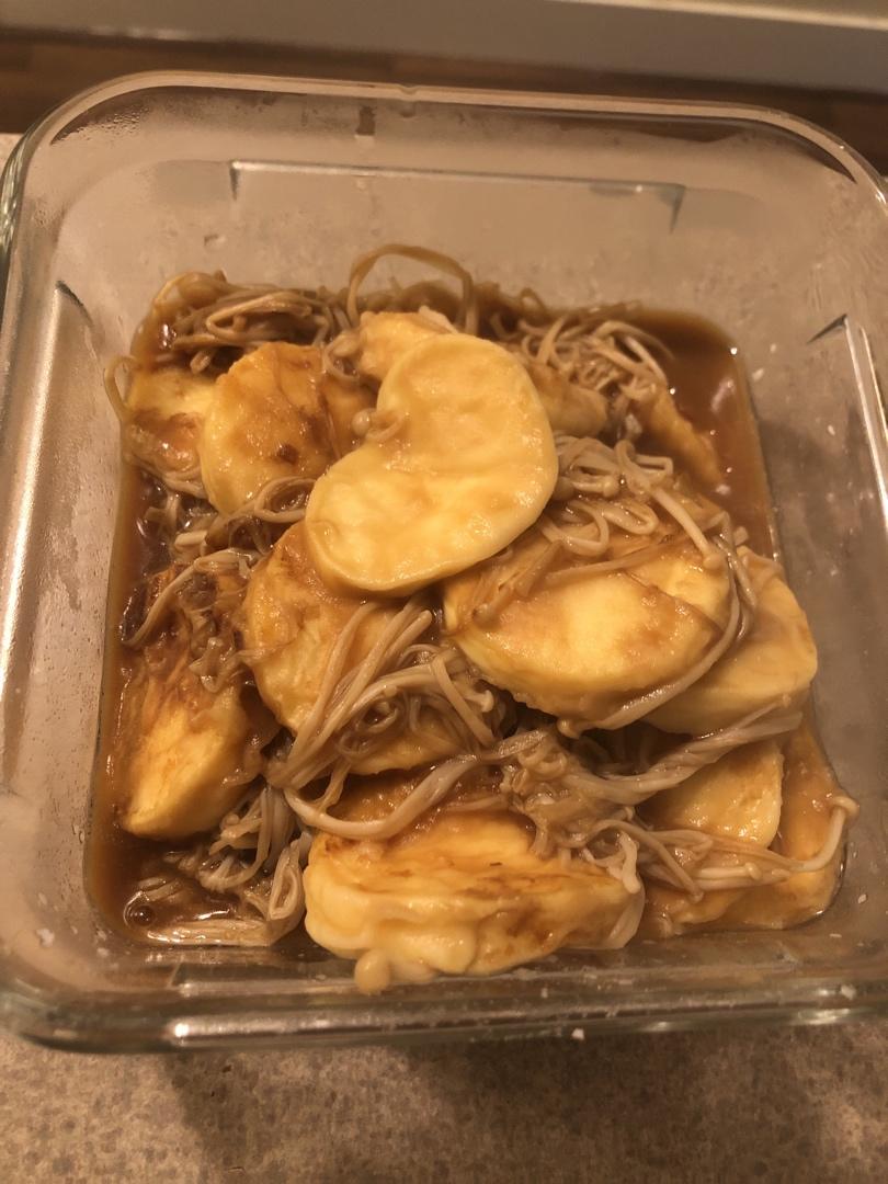 超级下饭菜--金针菇日本豆腐