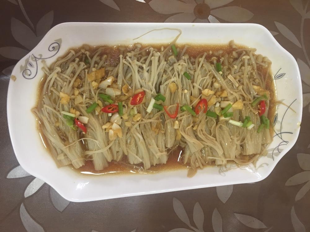 蒜蓉蒸金针菇