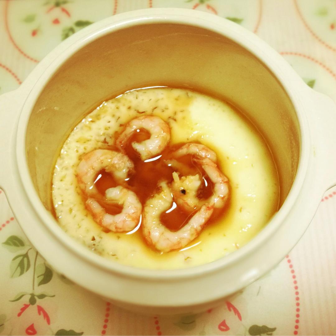虾仁蛋羹