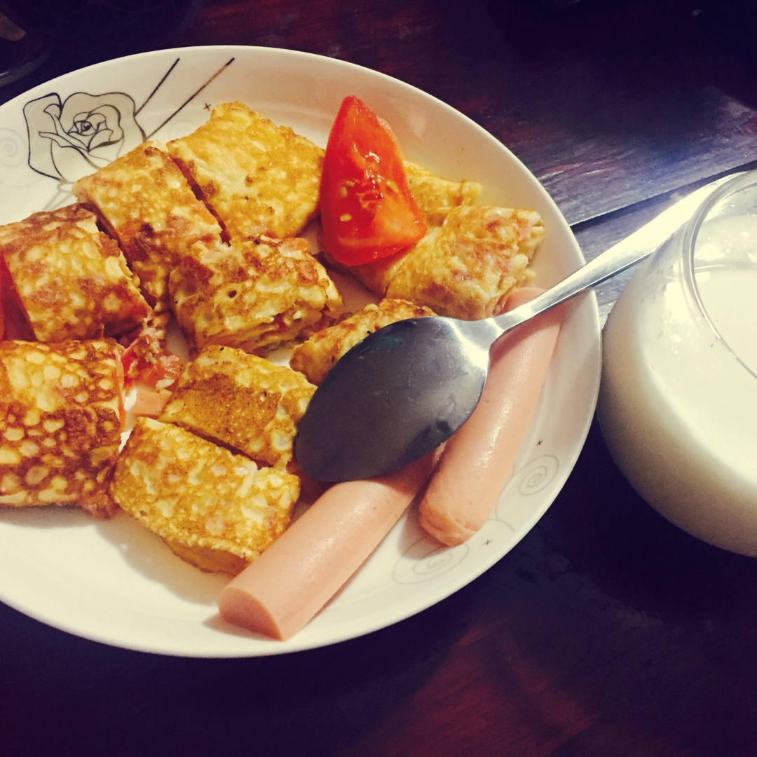 西红柿厚蛋烧